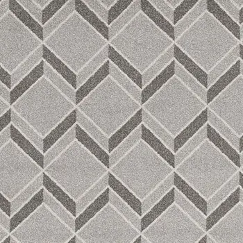 7' X 10' Gray Geometric Indoor Outdoor Area Rug