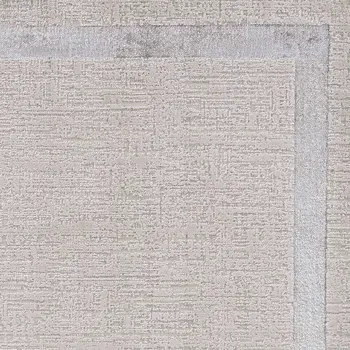 8' X 11' Gray and Ivory Area Rug