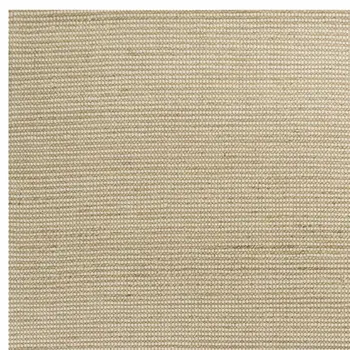 7' X 10' Tan and Ivory Wool Hand Woven Area Rug