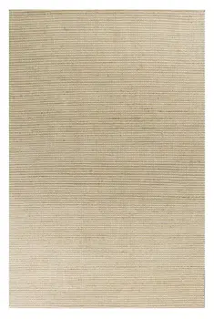 8' X 11' Tan And Ivory Hand Woven Area Rug