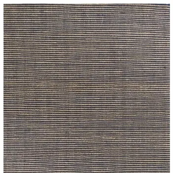 7' X 10' Blue And Beige Abstract Hand Woven Area Rug