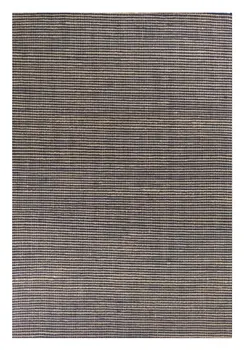 7' X 10' Blue And Beige Abstract Hand Woven Area Rug