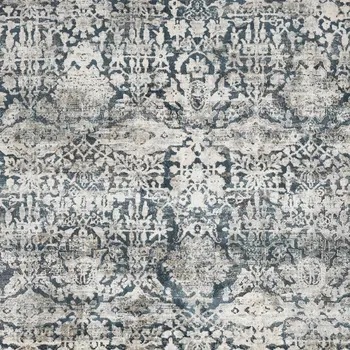 3' X 5' Teal Floral Area Rug