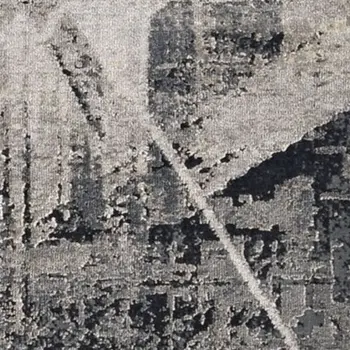 9' X 13' Gray Abstract Area Rug
