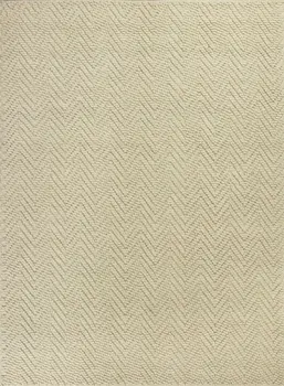 2' X 4' Ivory Chevron Hand Woven Area Rug