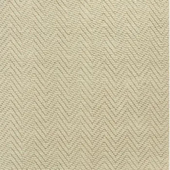 5' X 8' Ivory Jute Chevron Hand Woven Area Rug
