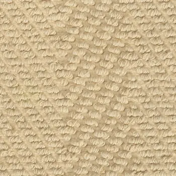 7' X 10' Ivory Chevron Hand Woven Area Rug