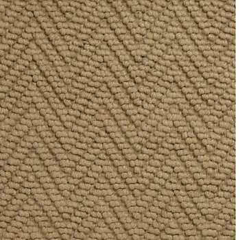 8' Natural Jute Chevron Hand Woven Runner Rug