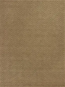 5' X 8' Natural Jute Chevron Hand Woven Area Rug