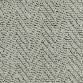 7' Gray Jute Chevron Hand Woven Runner Rug