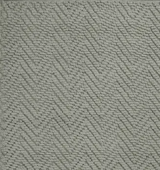 8' X 11' Gray Chevron Hand Woven Area Rug
