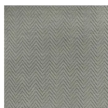 8' X 11' Gray Chevron Hand Woven Area Rug