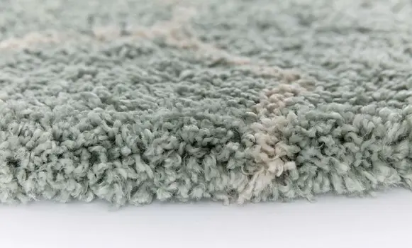 8' X 11' Gray and Beige Abstract Shag Area Rug