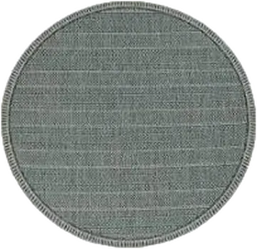 8' Teal Blue Southwestern Indoor Outdoor Area Rug
