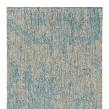 3' X 4' Teal Abstract Area Rug