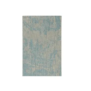 3' X 4' Teal Abstract Area Rug