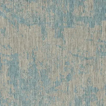 3' X 5' Teal Blue Abstract Indoor Outdoor Area Rug