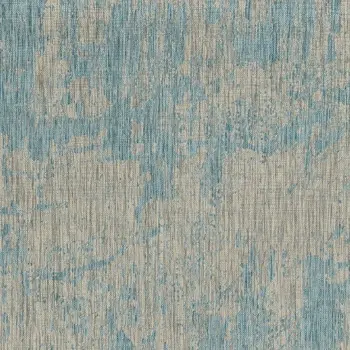 8' X 11' Teal Blue Abstract Indoor Outdoor Area Rug