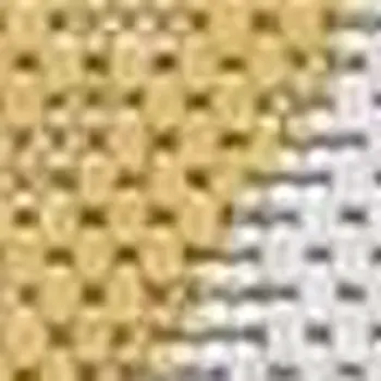 5' X 8' Gold And Ivory Abstract Indoor Outdoor Area Rug