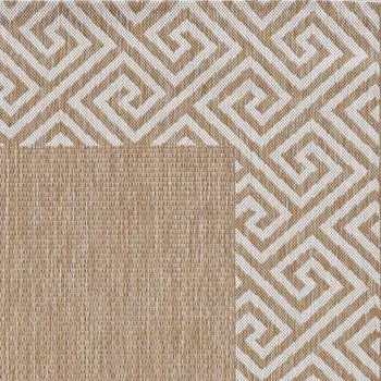 8' Natural Round Rug