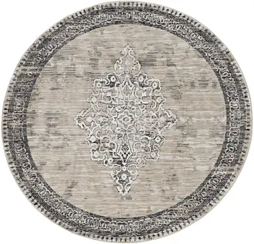 8' Natural Round Rug
