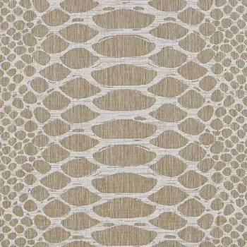 5' X 8' Natural Animal Print Area Rug