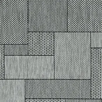 3' X 4' Gray Southwestern Indoor Outdoor Area Rug