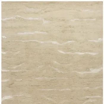 5' X 7' Beige And Ivory Abstract Hand Tufted Area Rug