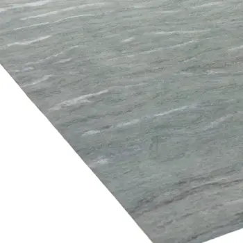 8' X 10' Slate Gray And Ivory Wool Abstract Hand Tufted Area Rug