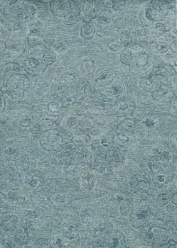 5' X 7' Seafoam Wool Hand Tufted Area Rug
