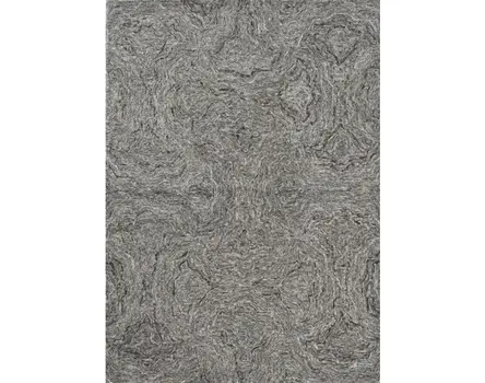 9' X 12' Gray Wool Abstract Hand Tufted Area Rug