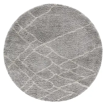 8' Ivory Round Hand Tufted Area Rug