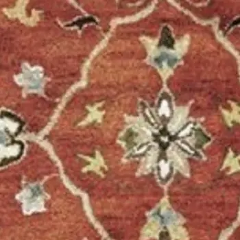 3' X 5' Sienna Medallion Vines Wool Rug