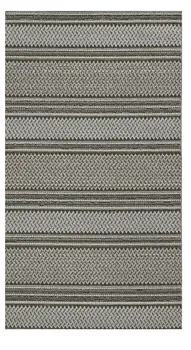 8' Gray Southwestern Indoor Outdoor Area Rug