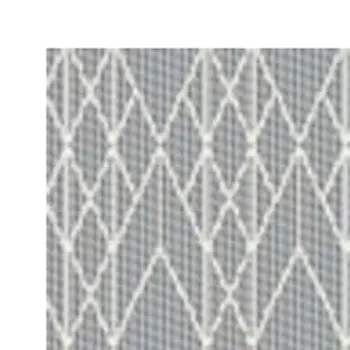 8' Gray Geometric Runner Rug