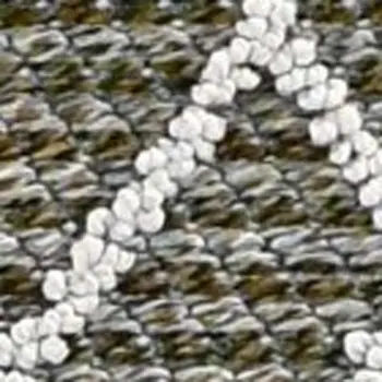 5' X 8' Gray Southwestern Indoor Outdoor Area Rug