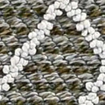 5' X 8' Gray Southwestern Indoor Outdoor Area Rug