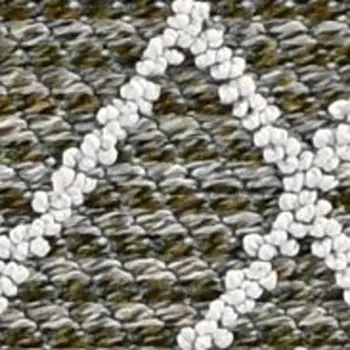 7' X 9' Gray Geometric Indoor Outdoor Area Rug