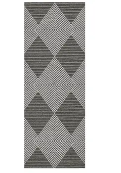 8' Gray Geometric Indoor Outdoor Area Rug