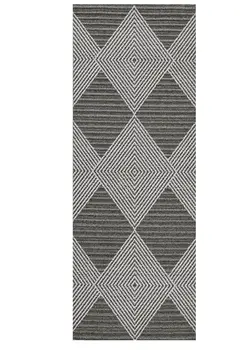 8' Gray Geometric Indoor Outdoor Area Rug