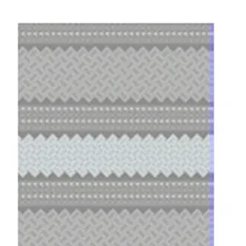 8' Gray And Ivory Southwestern Indoor Outdoor Area Rug