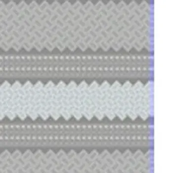 8' Gray And Ivory Southwestern Indoor Outdoor Area Rug