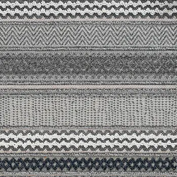 8' X 10' Taupe Striped Area Rug
