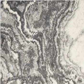 5' X 8' Gray And Ivory Abstract Area Rug