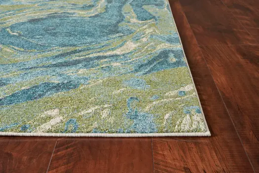 8' X 10' Multicoloured Shag Area Rug