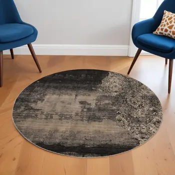 7' X 7' Blue Area Rug