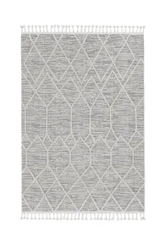 3' X 5' Ivory Geometric Area Rug