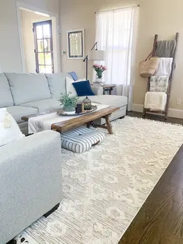 12' X 15' Ivory Beige Area Rug