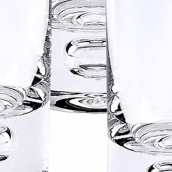 Mouth Blown Crystal 6 Pc Shot Or Vodka Glass Set  3 Oz