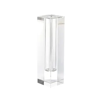 7" Clear Bud Lead Free Crystal Table Vase